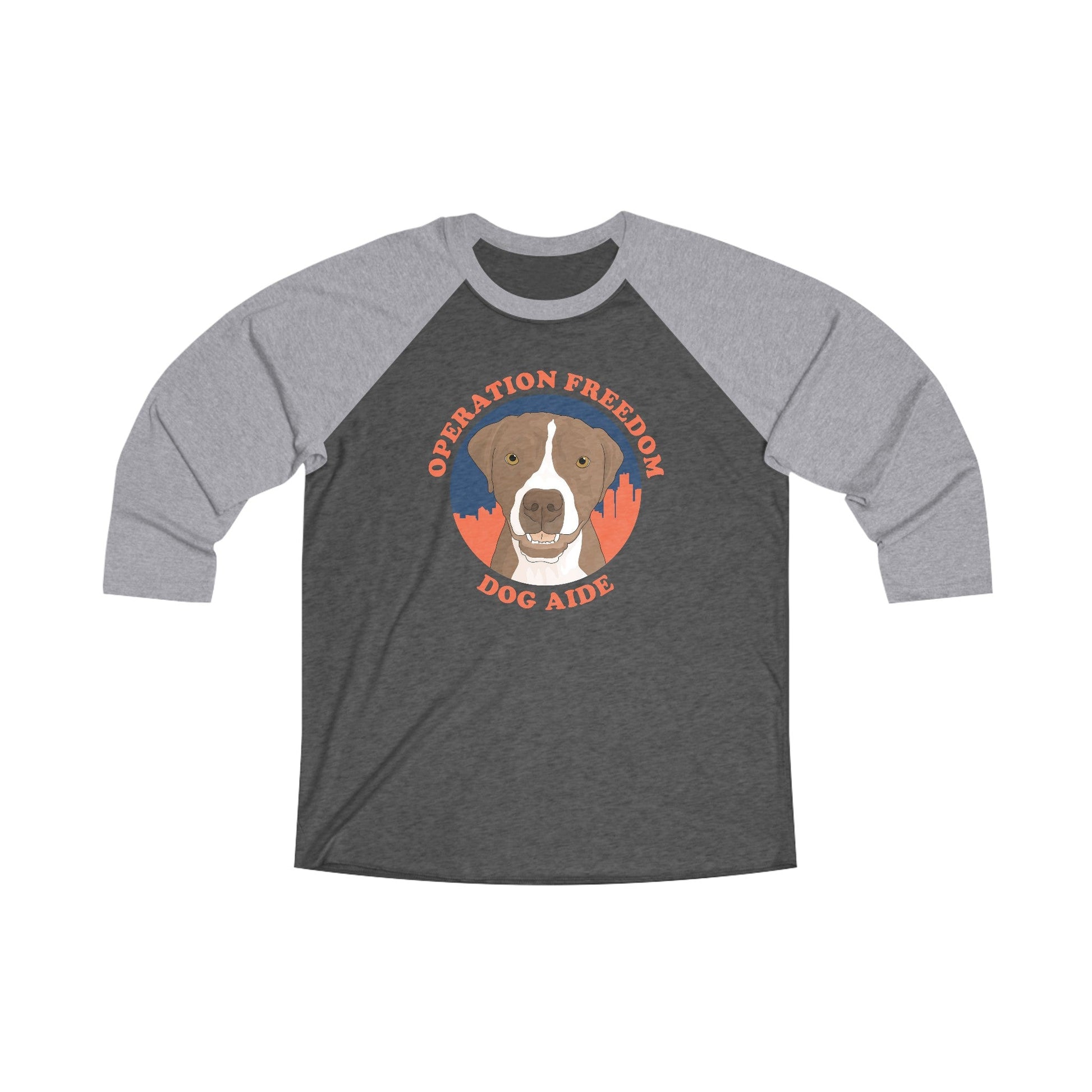 Dog Aide | FUNDRAISER | Unisex 3\4 Sleeve Tee - Detezi Designs - 30943911848046901600