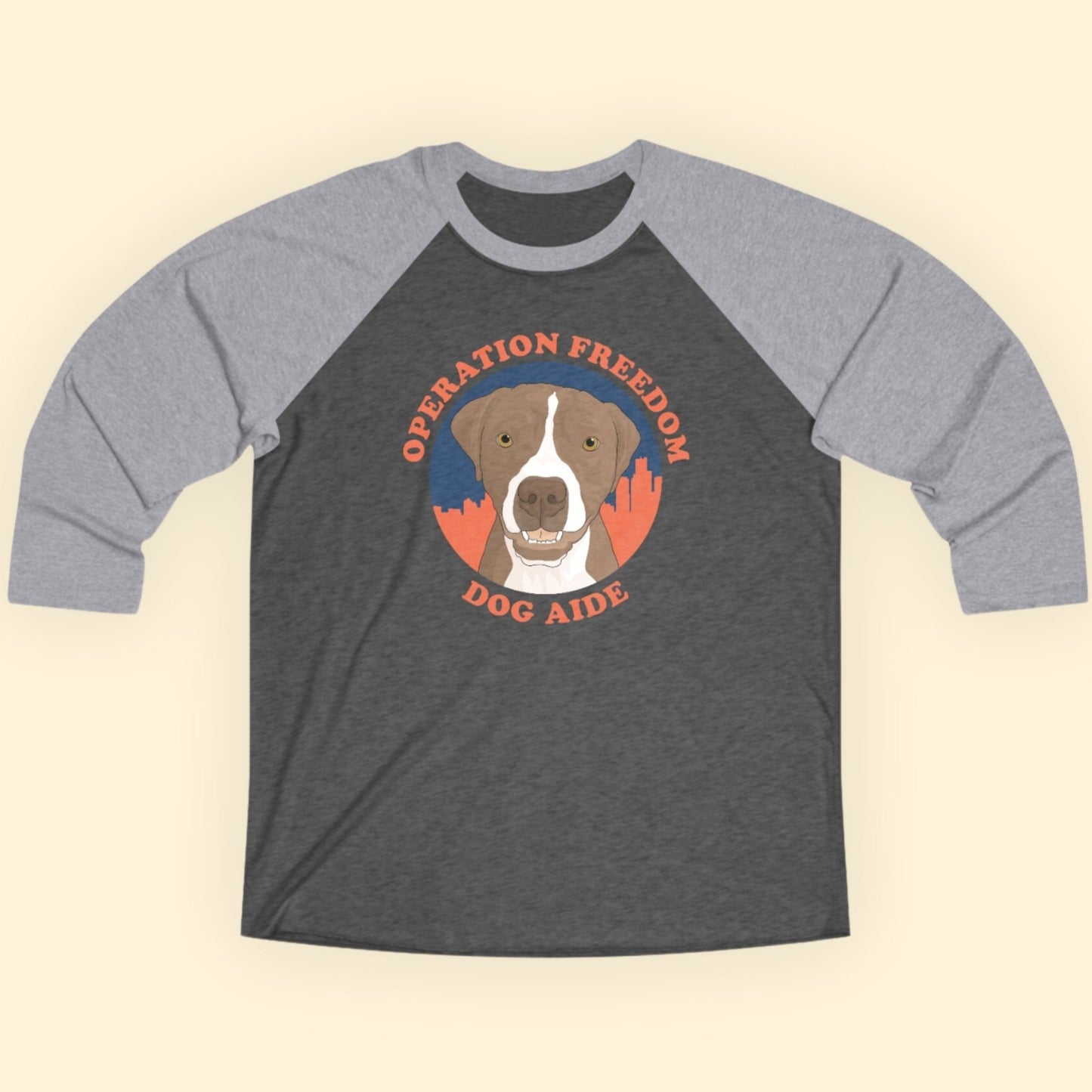 Dog Aide | FUNDRAISER | Unisex 3\4 Sleeve Tee - Detezi Designs - 30943911848046901600