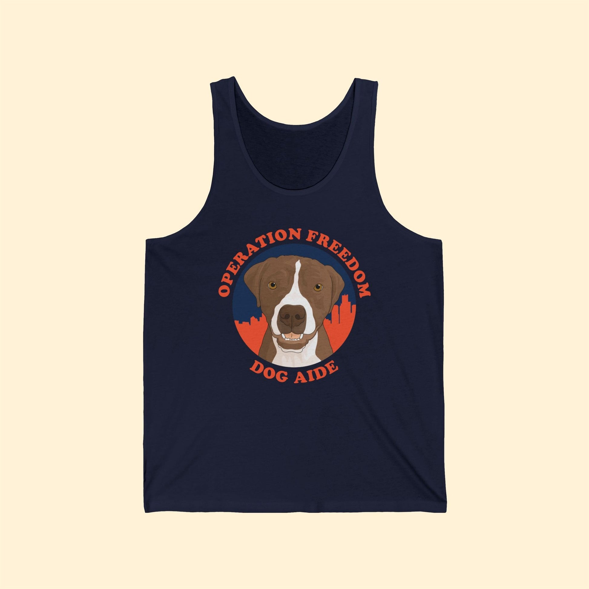 Dog Aide | FUNDRAISER | Unisex Jersey Tank - Detezi Designs - 19480199567407339772