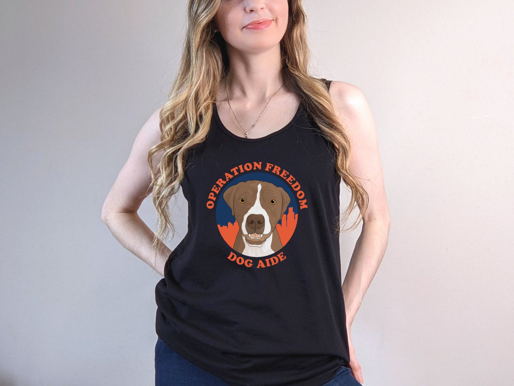 Dog Aide | FUNDRAISER | Unisex Jersey Tank - Detezi Designs - 22812128476888052973