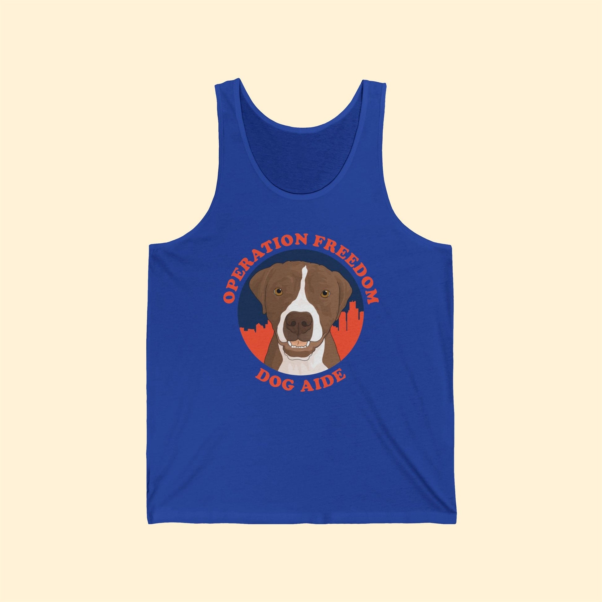 Dog Aide | FUNDRAISER | Unisex Jersey Tank - Detezi Designs - 22812128476888052973