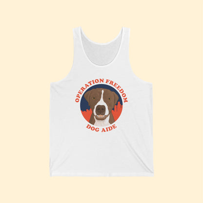 Dog Aide | FUNDRAISER | Unisex Jersey Tank - Detezi Designs - 61091528243531886975