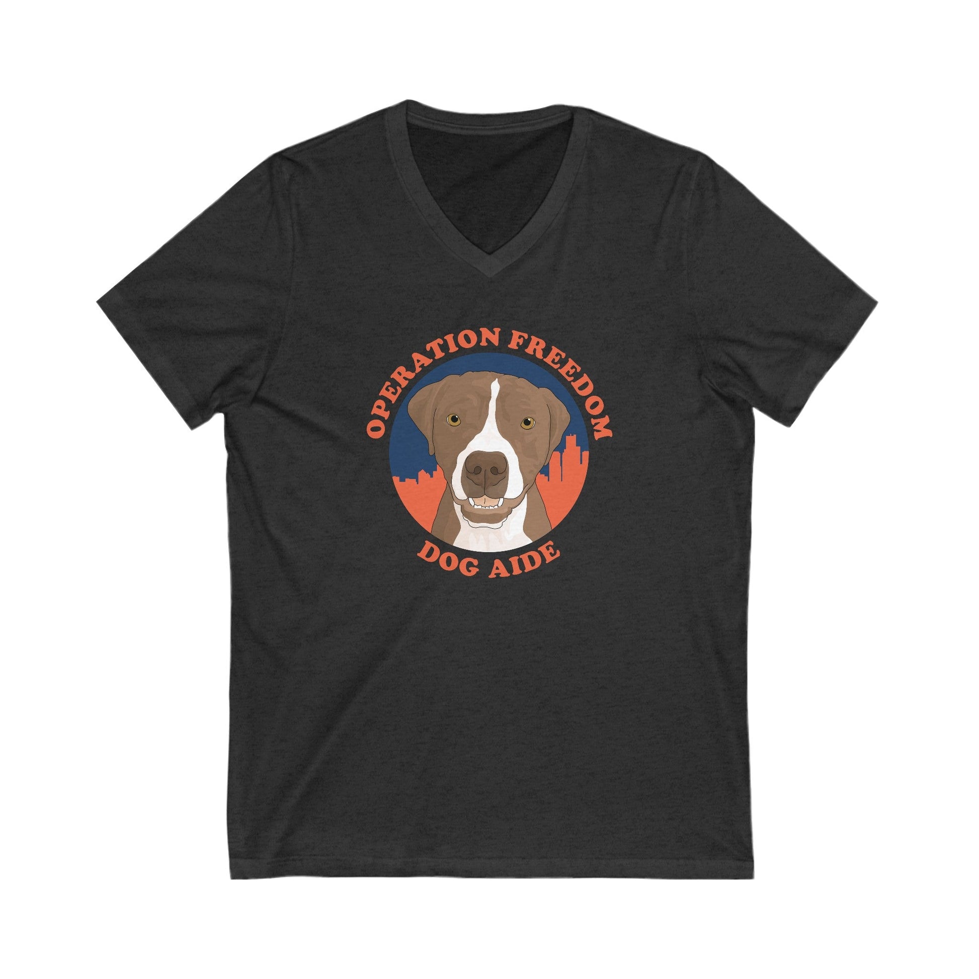 Dog Aide | FUNDRAISER | Unisex V - Neck Tee - Detezi Designs - 24937061912316973579