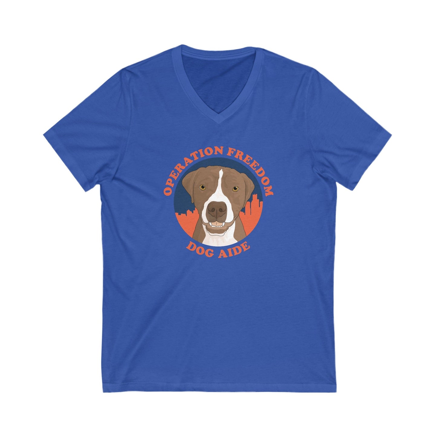 Dog Aide | FUNDRAISER | Unisex V - Neck Tee - Detezi Designs - 25234689787102922666