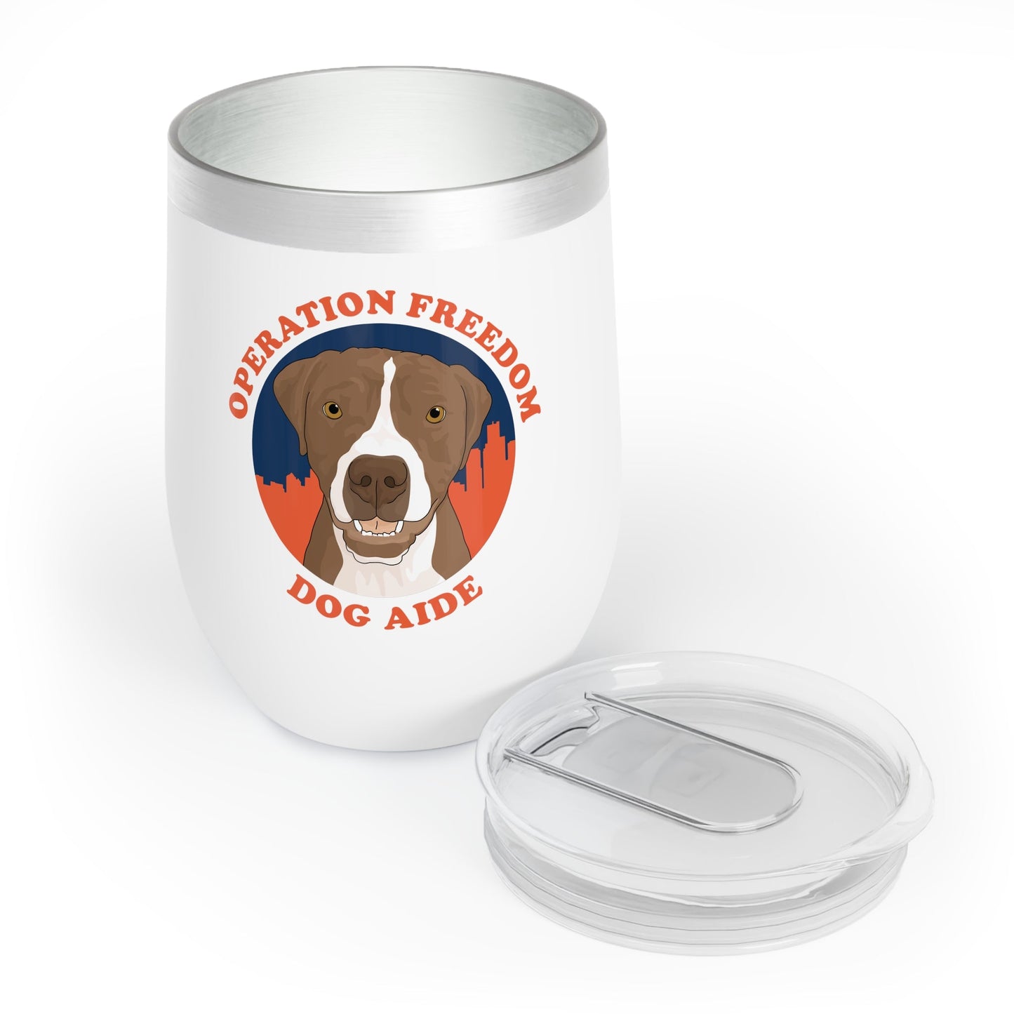 Dog Aide | FUNDRAISER | Wine Tumbler - Detezi Designs - 22400926385026289600