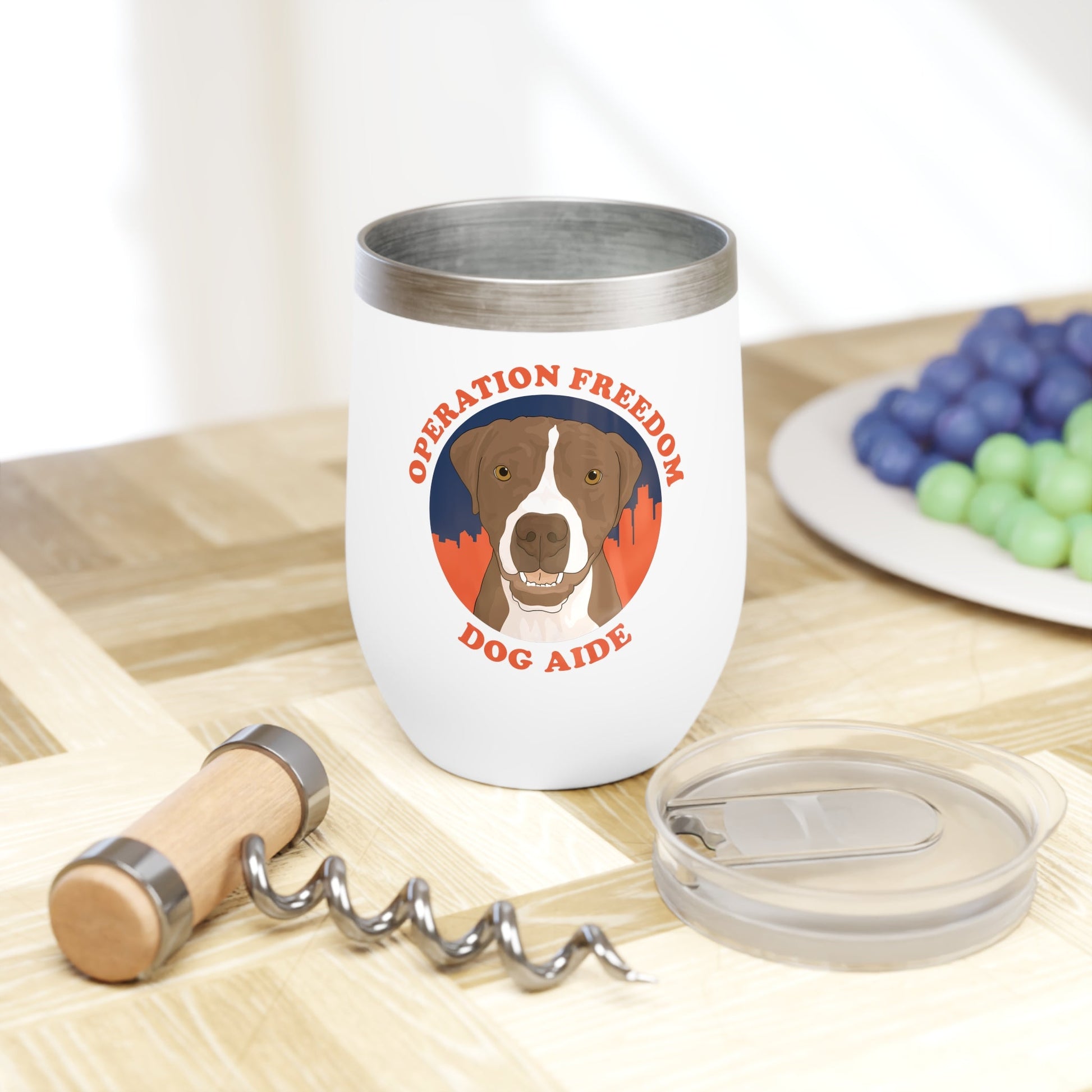 Dog Aide | FUNDRAISER | Wine Tumbler - Detezi Designs - 22400926385026289600