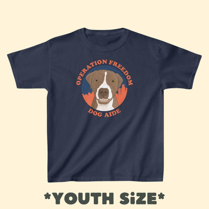 Dog Aide | FUNDRAISER | **YOUTH SIZE** Tee - Detezi Designs - 35945553008671611742