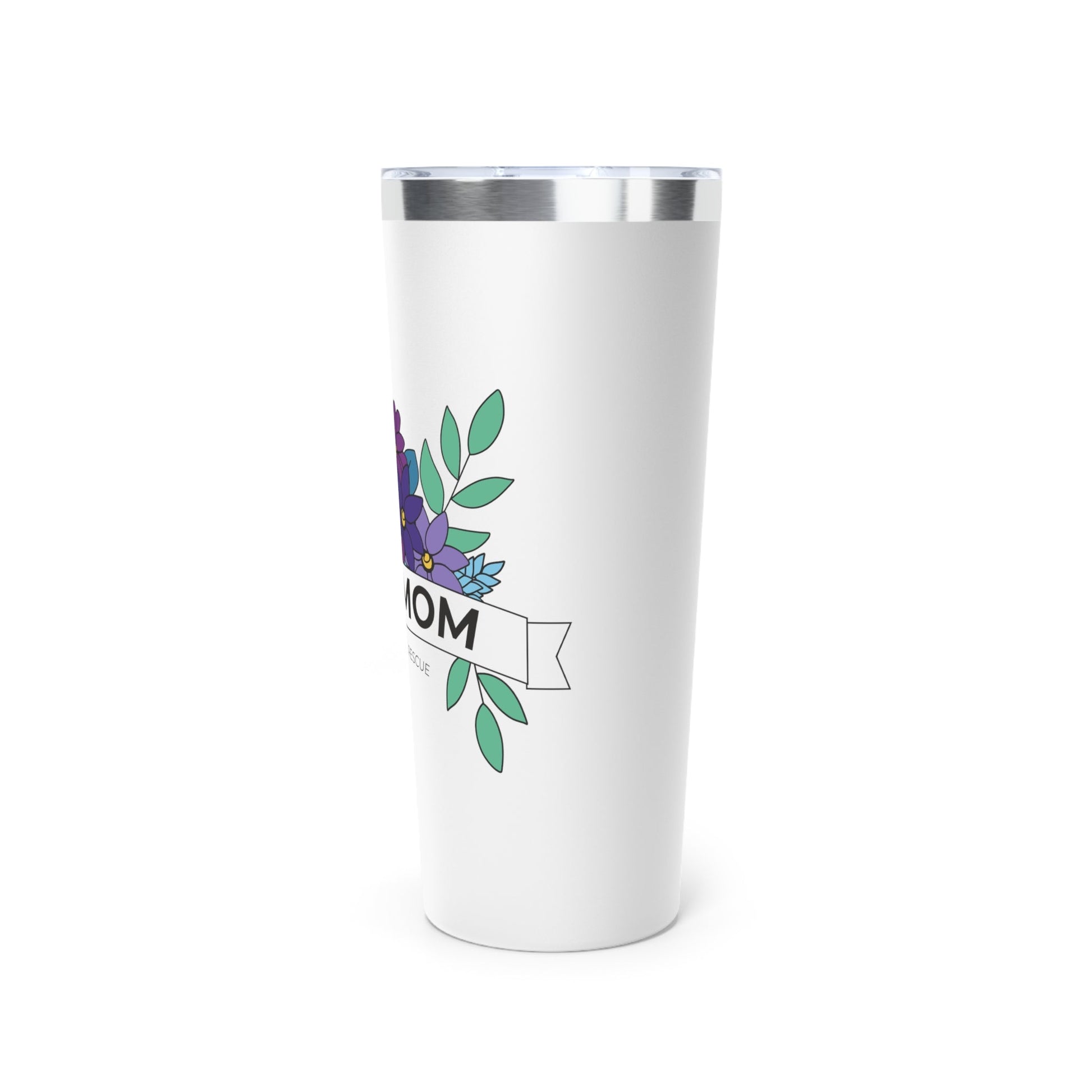 Dog Mom | FUNDRAISER for Sandy Paws Rescue | Insulated Tumbler, 22oz - Detezi Designs - 10996955660624948387