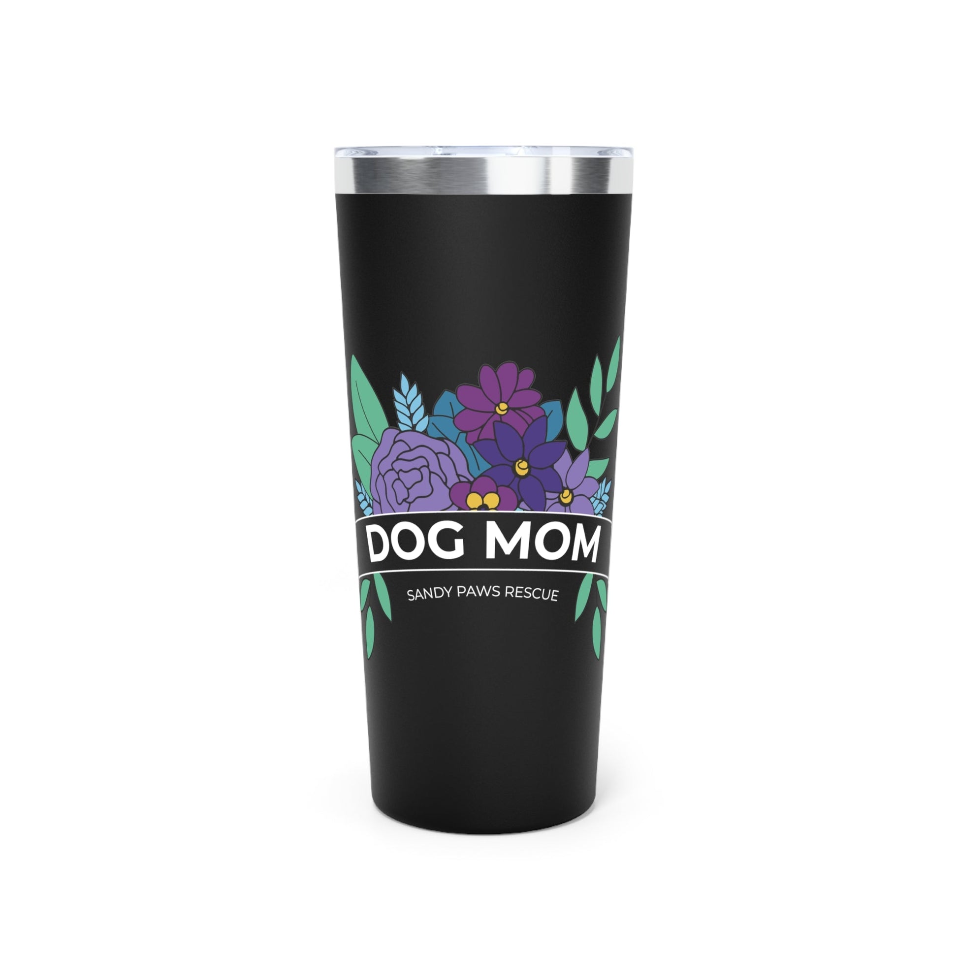 Dog Mom | FUNDRAISER for Sandy Paws Rescue | Insulated Tumbler, 22oz - Detezi Designs - 21509350645062581081