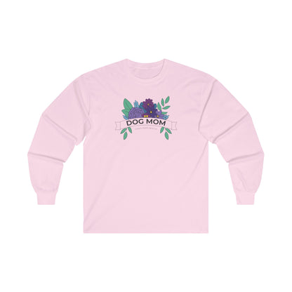 Dog Mom | FUNDRAISER for Sandy Paws Rescue | Long Sleeve Tee - Detezi Designs - 20808444550161170187