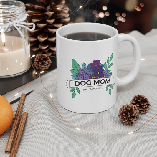 Dog Mom | FUNDRAISER for Sandy Paws Rescue | Mug - Detezi Designs - 16883828231039344514