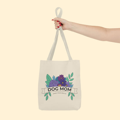 Dog Mom | FUNDRAISER for Sandy Paws Rescue | Tote Bag - Detezi Designs - 12756201177363058363