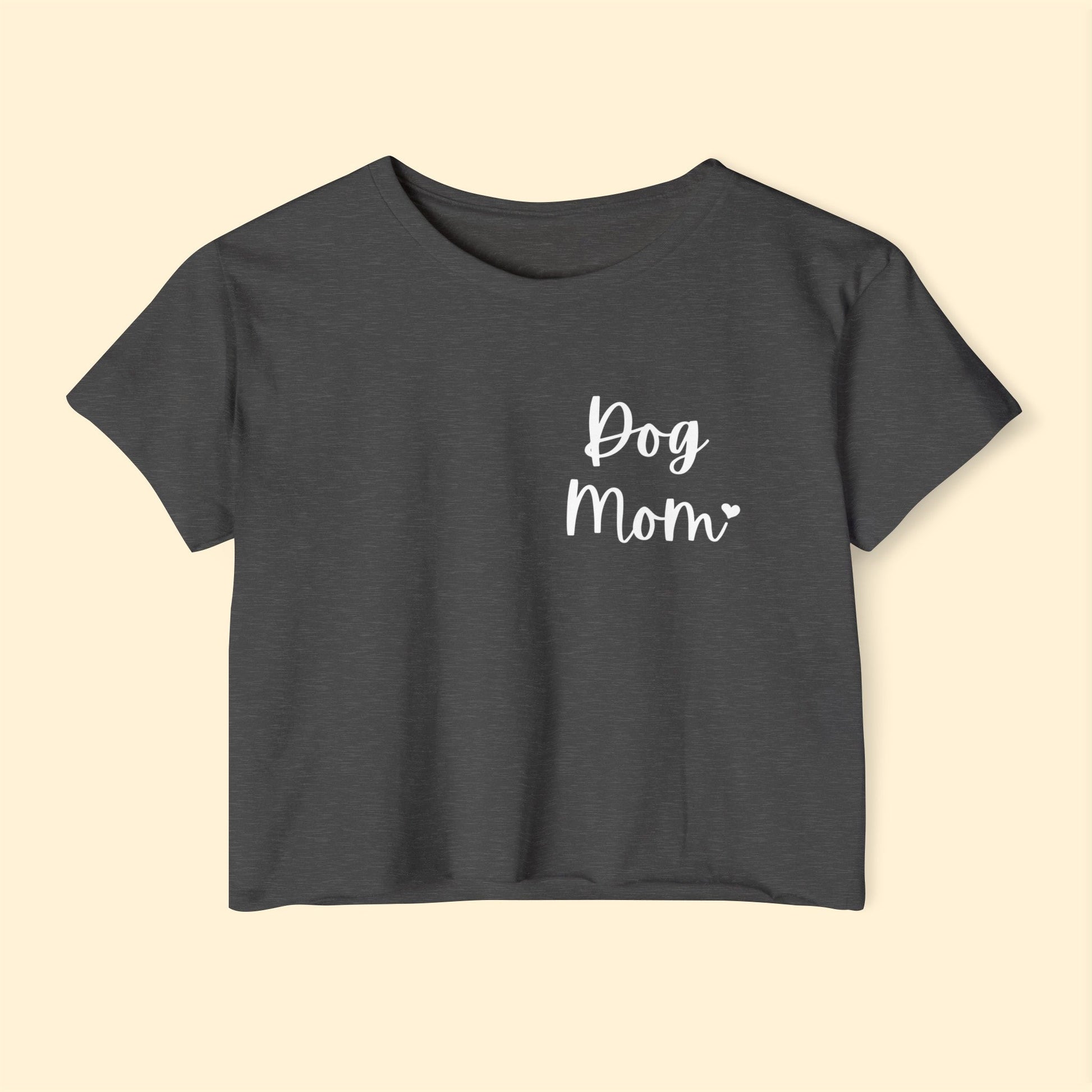 Dog Mom | Pocket Print | Women's Festival Crop Top - Detezi Designs-16642725561300436805