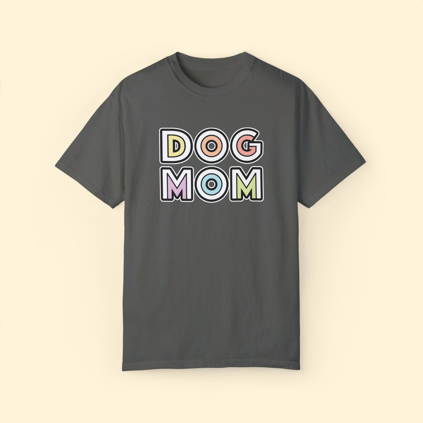 Dog Mom Retro | Comfort Colors Unisex T-shirt - Detezi Designs - 25058641223101109258