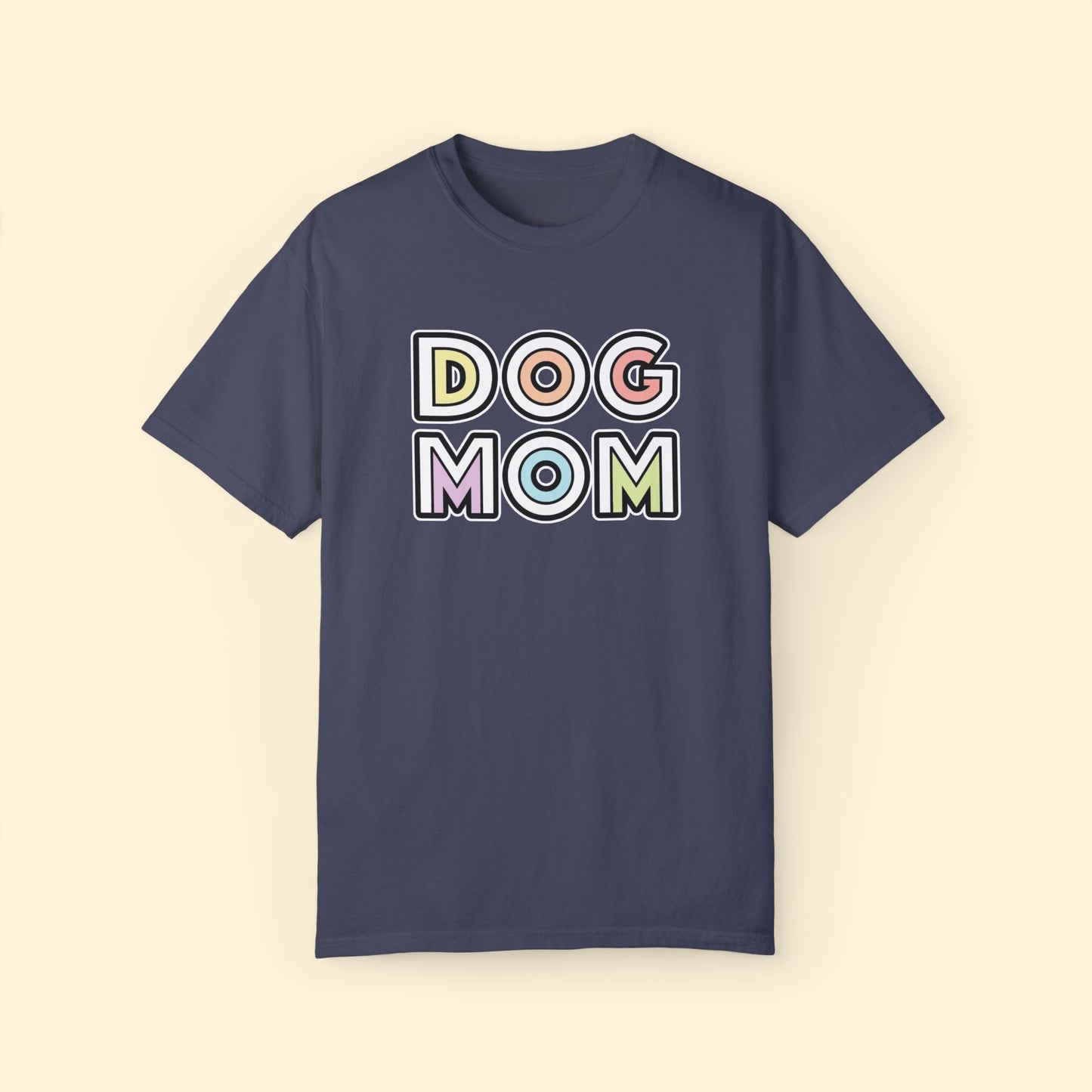 Dog Mom Retro | Comfort Colors Unisex T-shirt - Detezi Designs - 26449237235217461716