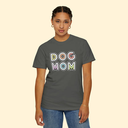 Dog Mom Retro | Comfort Colors Unisex T-shirt - Detezi Designs - 26449237235217461716