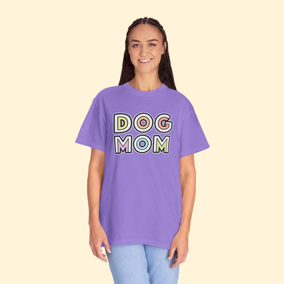 Dog Mom Retro | Comfort Colors Unisex T-shirt - Detezi Designs - 26449237235217461716