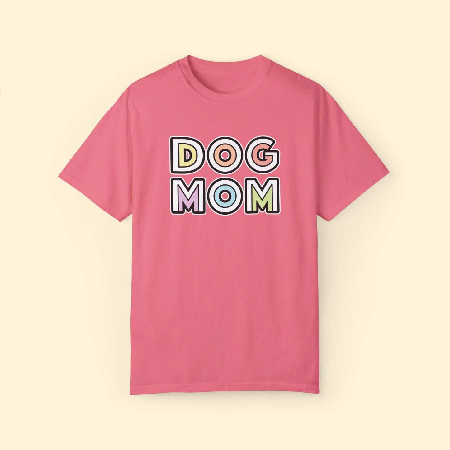 Dog Mom Retro | Comfort Colors Unisex T-shirt - Detezi Designs - 27596516914773853998