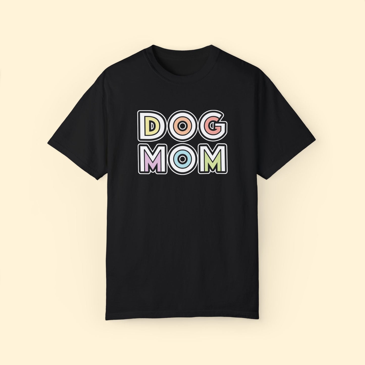 Dog Mom Retro | Comfort Colors Unisex T-shirt - Detezi Designs - 30960177565477188574