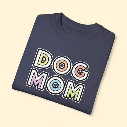 Dog Mom Retro | Comfort Colors Unisex T-shirt - Detezi Designs - 32730716050301762493