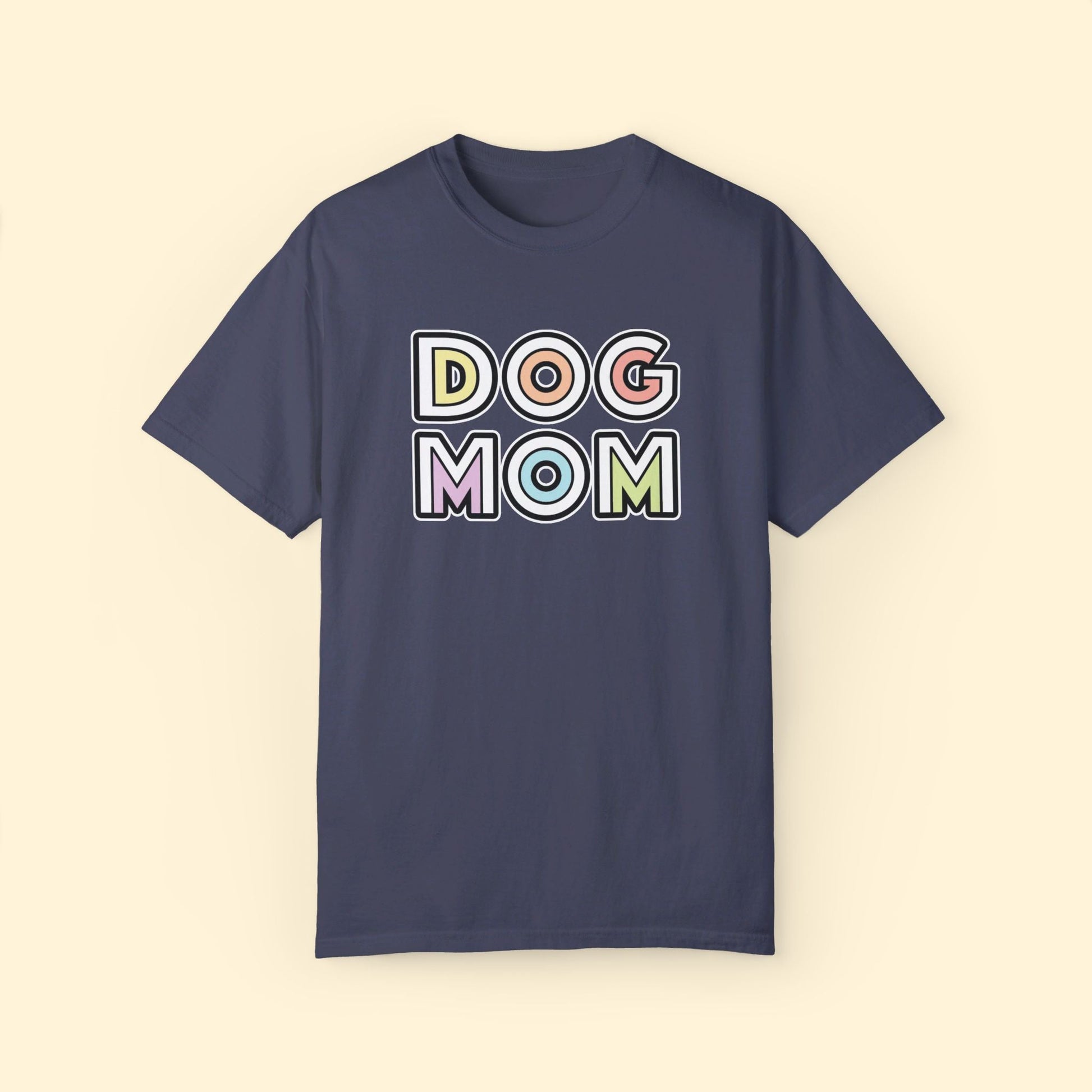 Dog Mom Retro | Comfort Colors Unisex T-shirt - Detezi Designs - 32730716050301762493