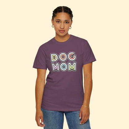 Dog Mom Retro | Comfort Colors Unisex T-shirt - Detezi Designs - 33990761135141667453