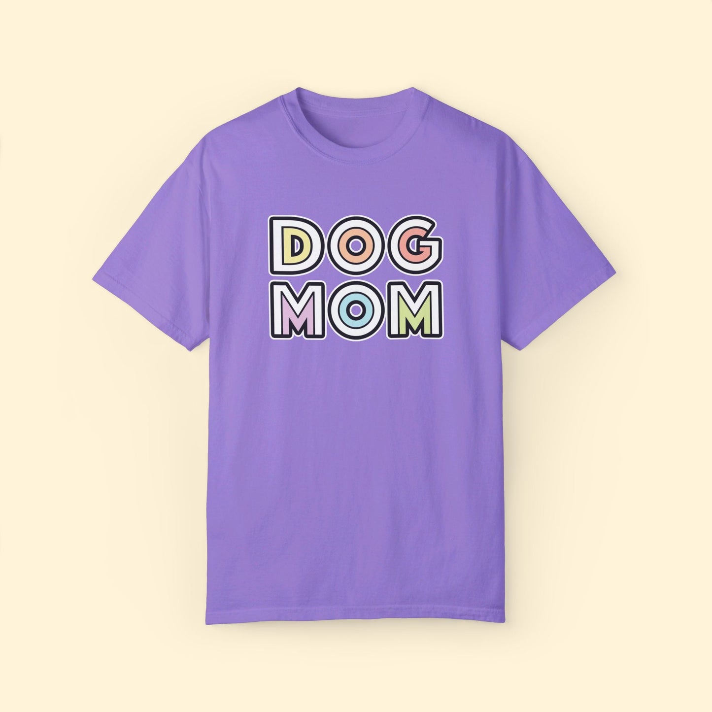 Dog Mom Retro | Comfort Colors Unisex T-shirt - Detezi Designs - 33990761135141667453