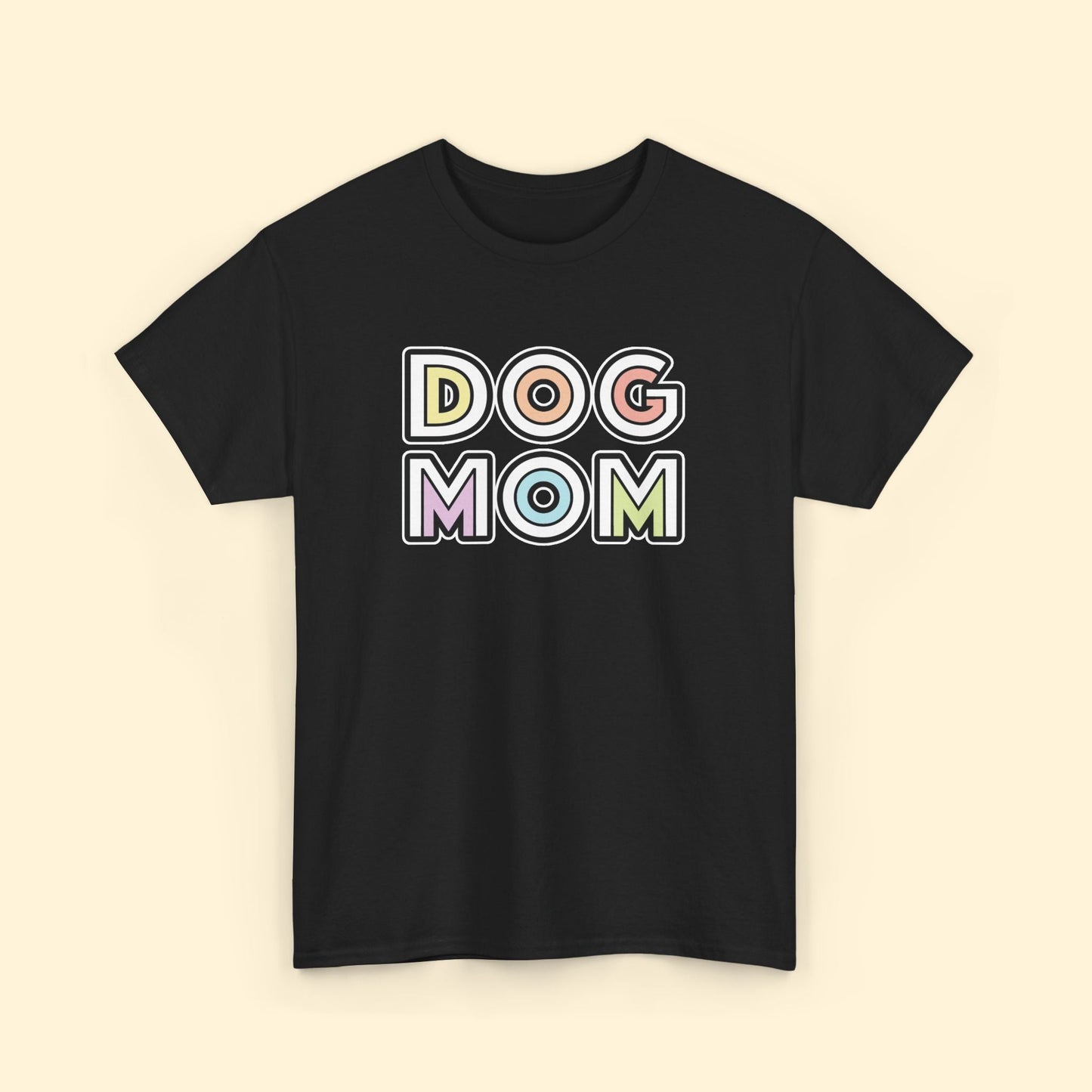 Dog Mom Retro | Unisex Tee - Detezi Designs - 18348819849759153652