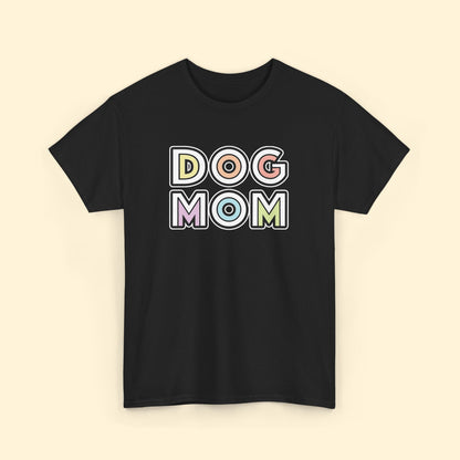 Dog Mom Retro | Unisex Tee - Detezi Designs - 18348819849759153652