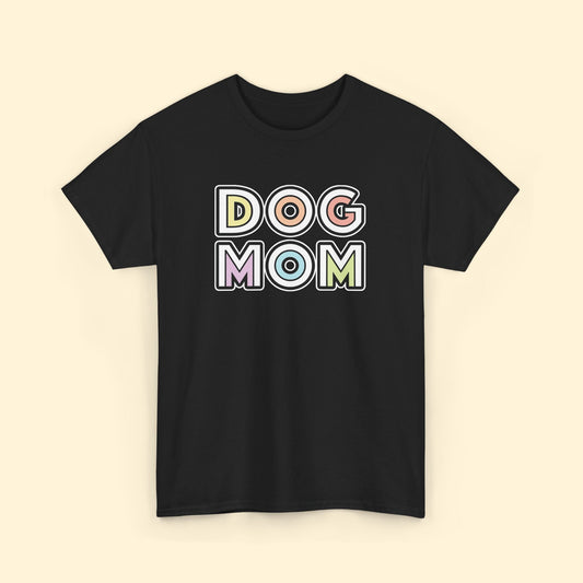 Dog Mom Retro | Unisex Tee - Detezi Designs - 18348819849759153652