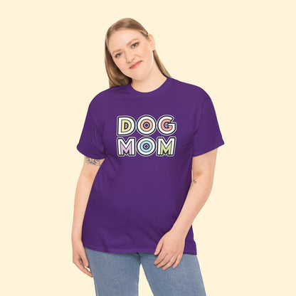 Dog Mom Retro | Unisex Tee - Detezi Designs - 18348819849759153652