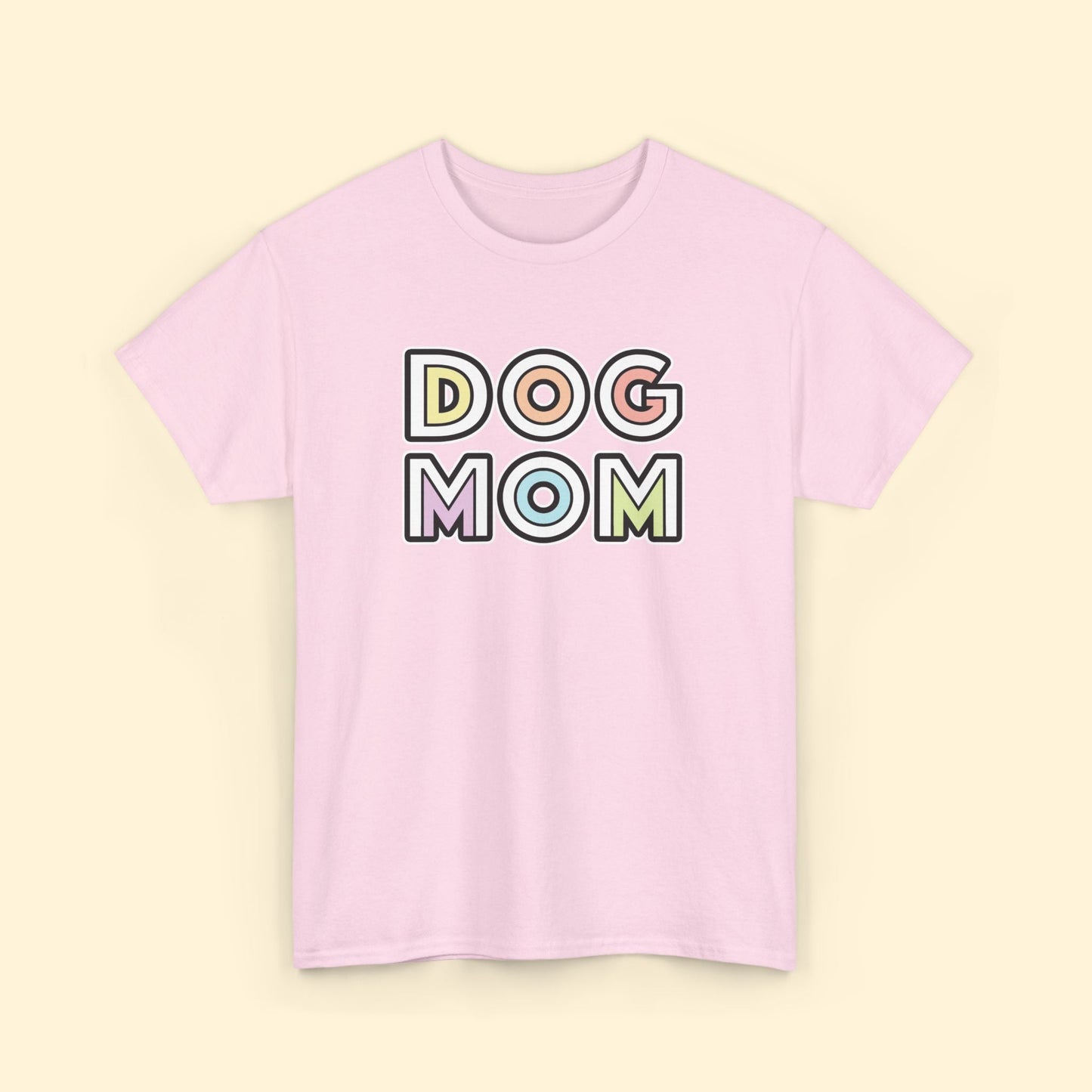 Dog Mom Retro | Unisex Tee - Detezi Designs - 19926402736159965649