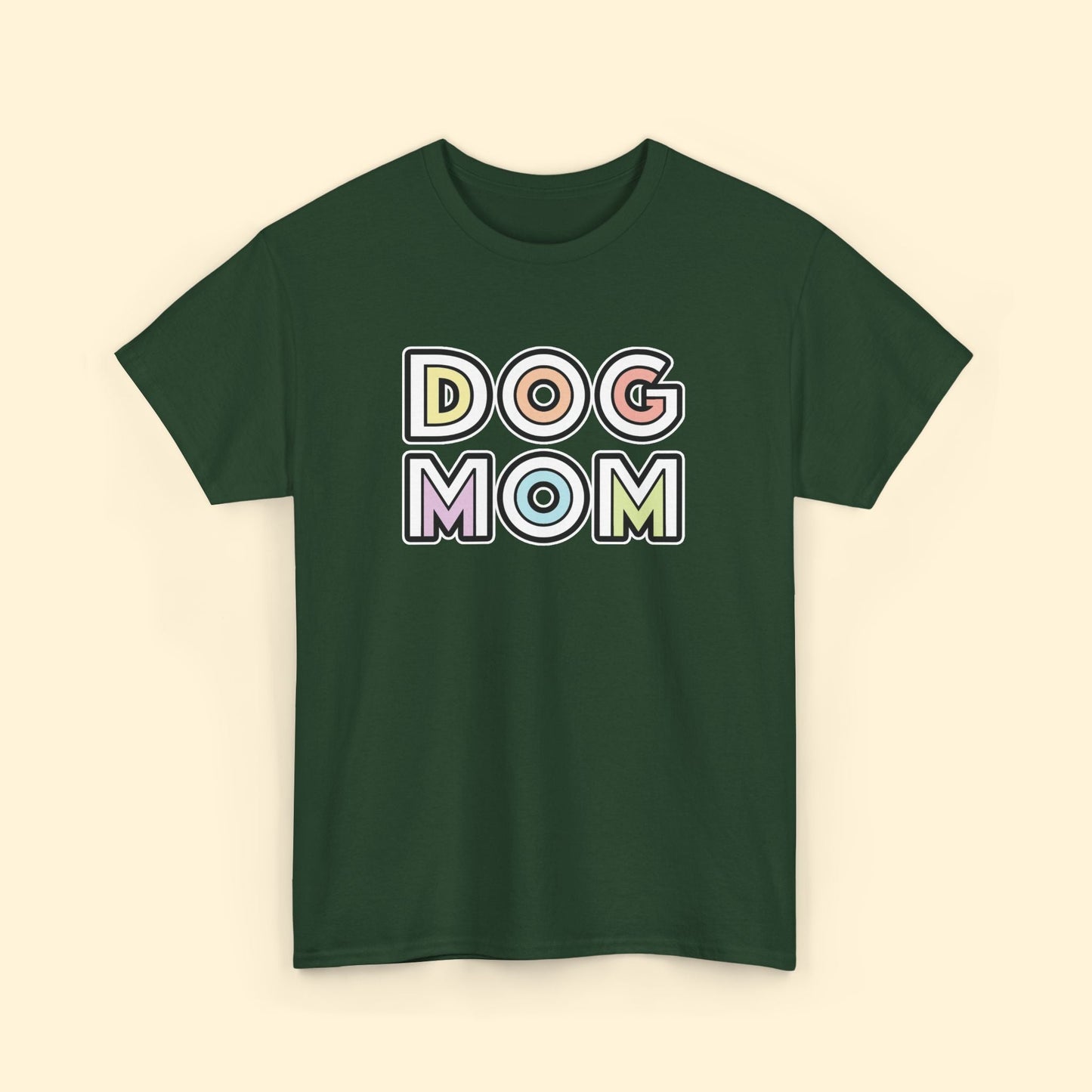 Dog Mom Retro | Unisex Tee - Detezi Designs - 21729407792229861771