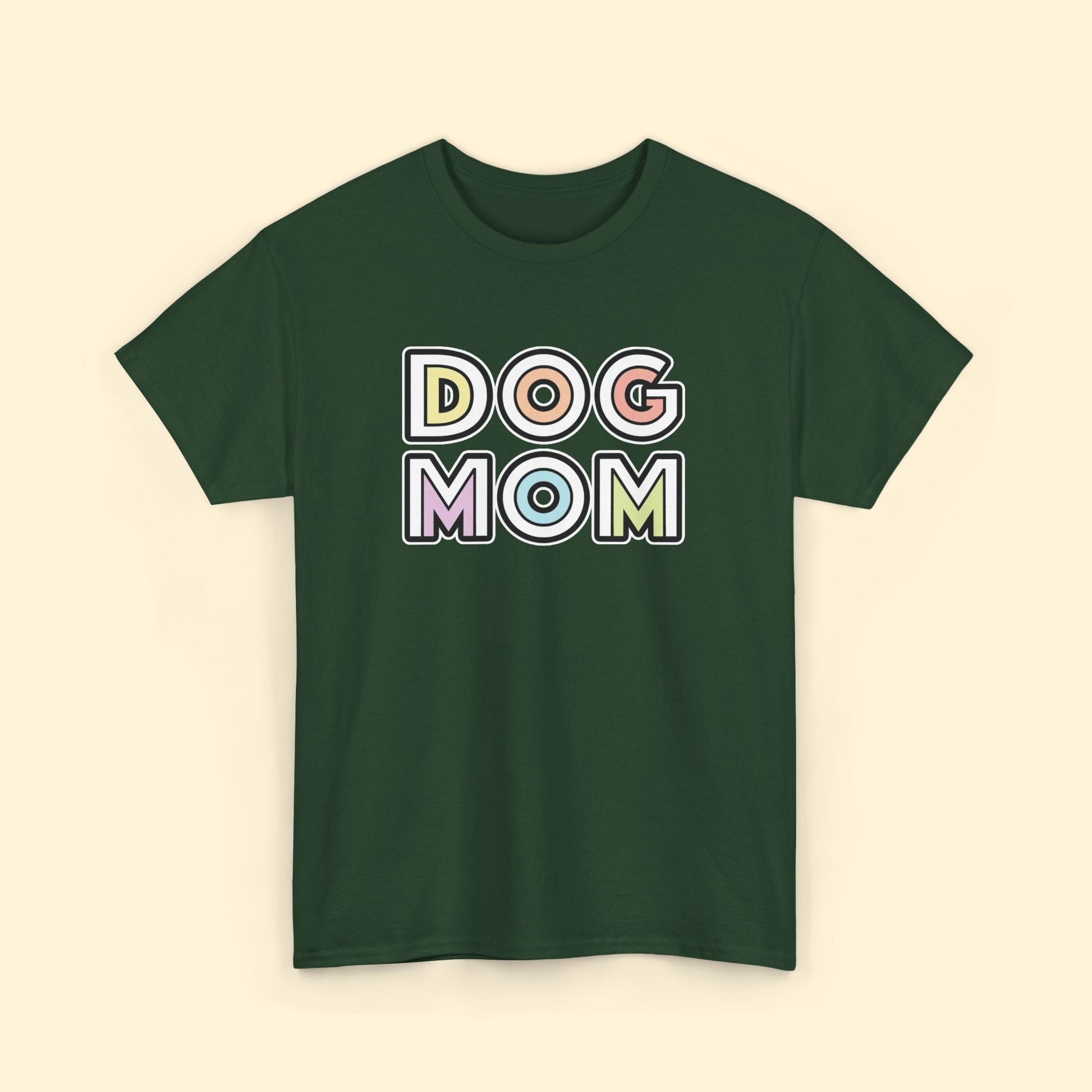 Dog Mom Retro | Unisex Tee - Detezi Designs - 21729407792229861771