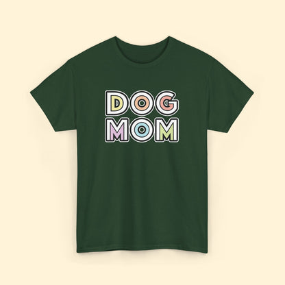 Dog Mom Retro | Unisex Tee - Detezi Designs - 21729407792229861771