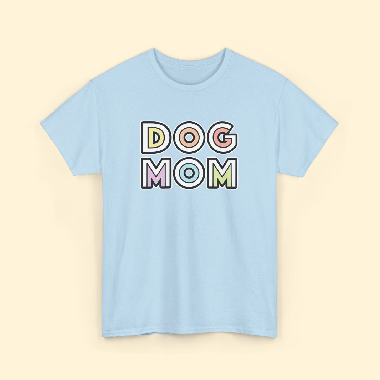 Dog Mom Retro | Unisex Tee - Detezi Designs - 25732009867423019428