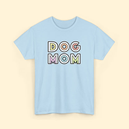 Dog Mom Retro | Unisex Tee - Detezi Designs - 25732009867423019428