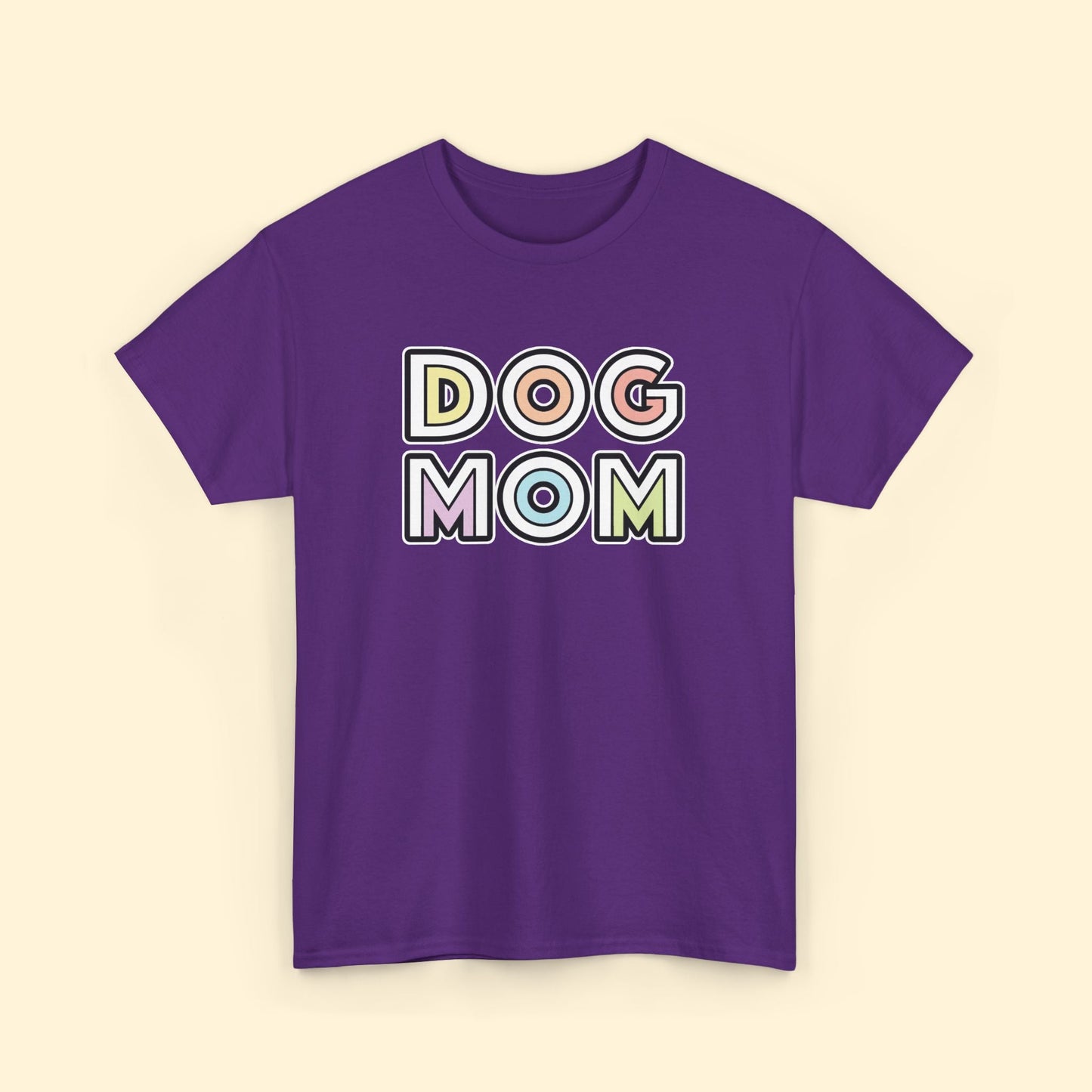 Dog Mom Retro | Unisex Tee - Detezi Designs - 27457393536447674426