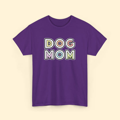 Dog Mom Retro | Unisex Tee - Detezi Designs - 27457393536447674426