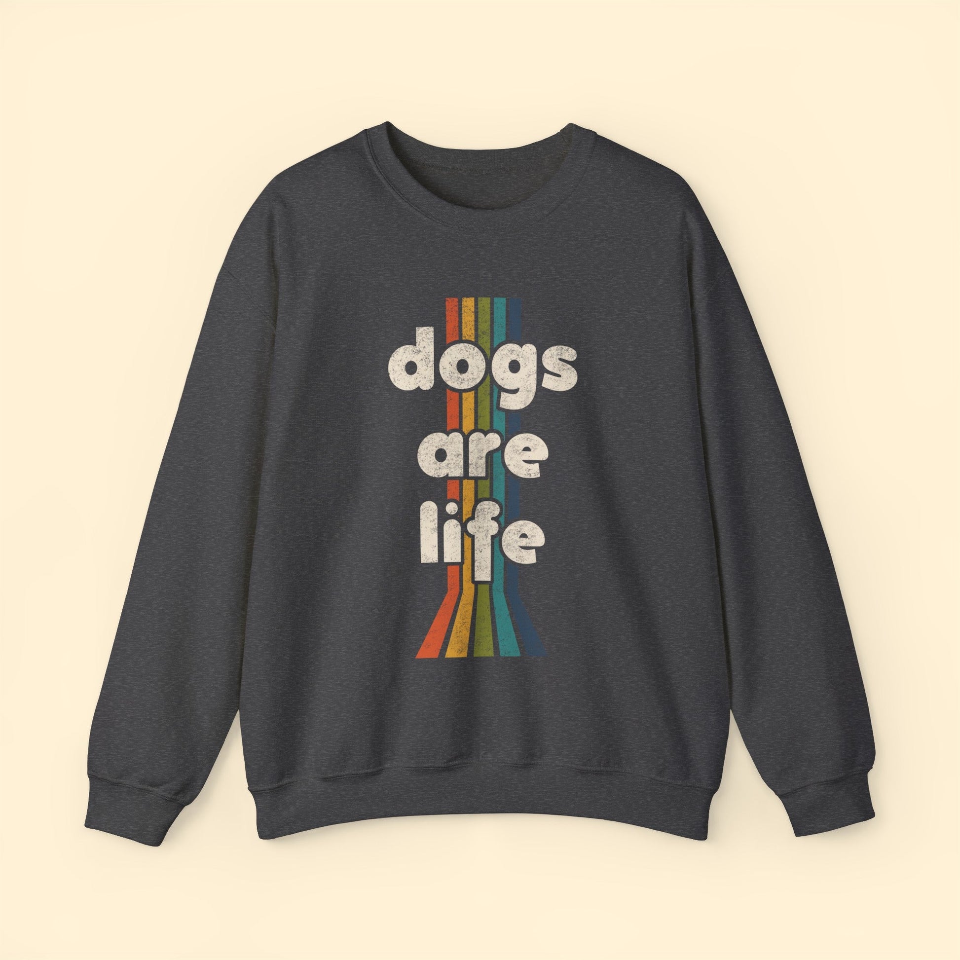 Dogs Are Life | Crewneck Sweatshirt - Detezi Designs-90029065162925650627