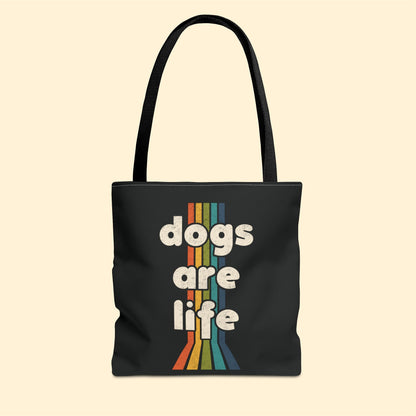 Dogs Are Life | Tote Bag - Detezi Designs-17395602323386269048