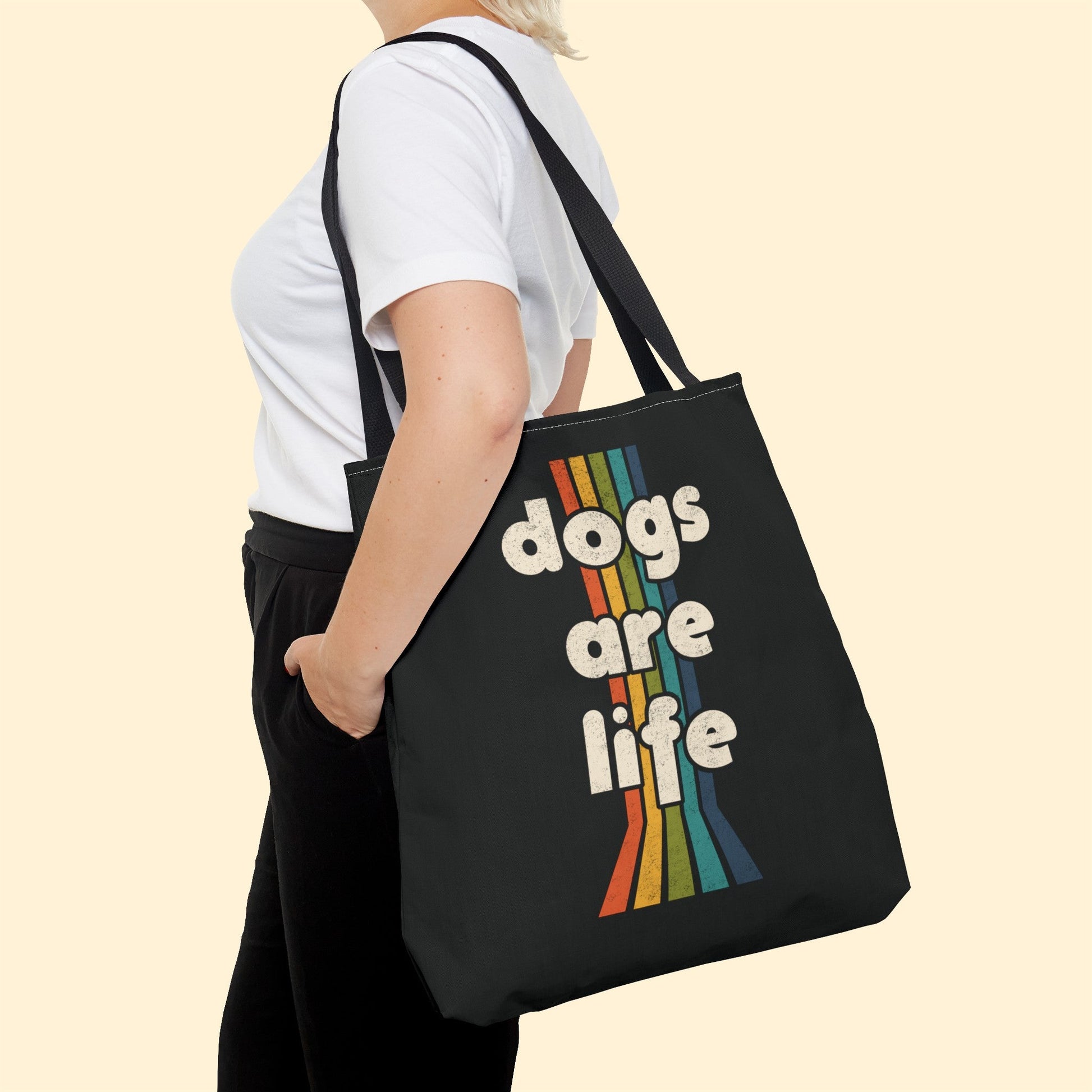 Dogs Are Life | Tote Bag - Detezi Designs-17395602323386269048