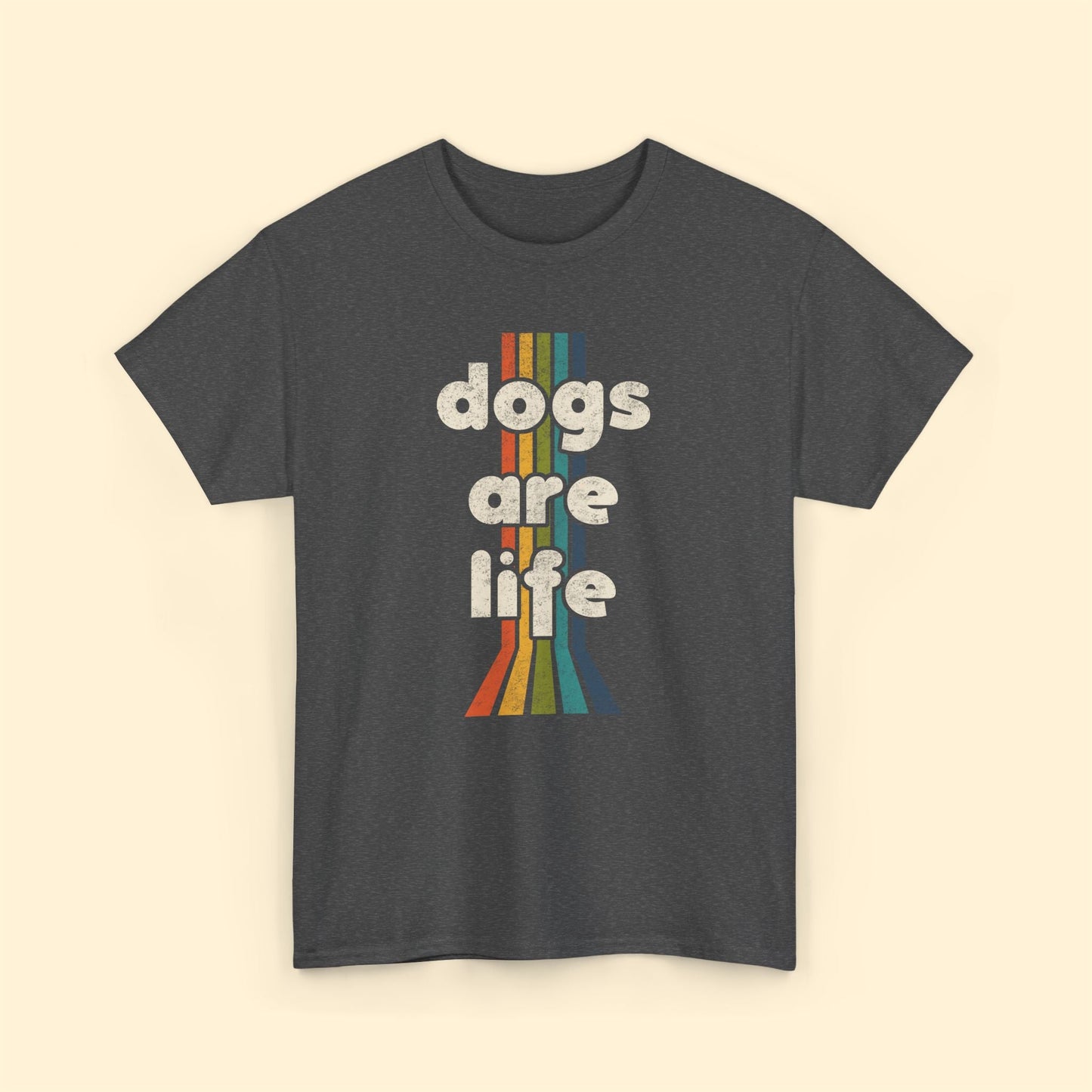 Dogs Are Life | Unisex T-shirt - Detezi Designs - 24327710340639646141