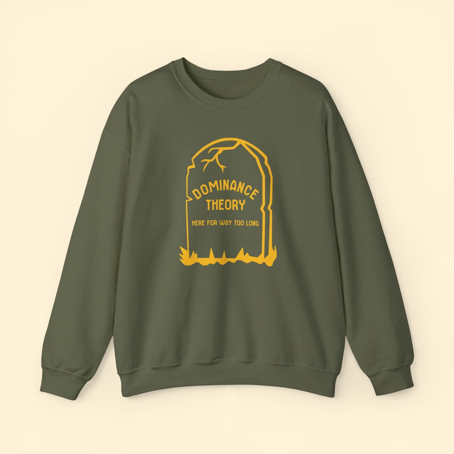 Dominance Theory Is Dead | Crewneck Sweatshirt - Detezi Designs - 30583626040254355178