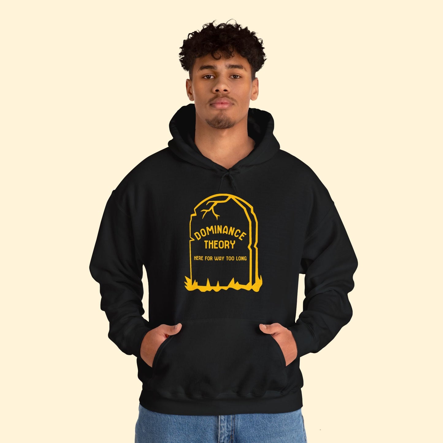 Dominance Theory Is Dead | Hooded Sweatshirt - Detezi Designs - 69137485094261810151