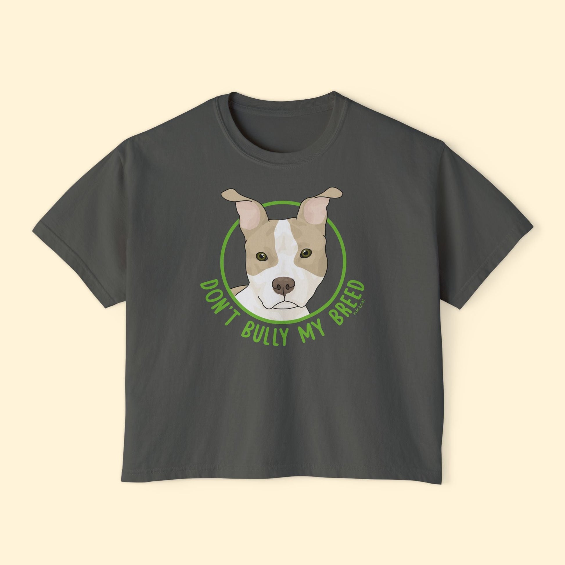 Don't Bully My Breed | Bunny Ears | Comfort Colors Boxy Tee - Detezi Designs - 24366827107487981652