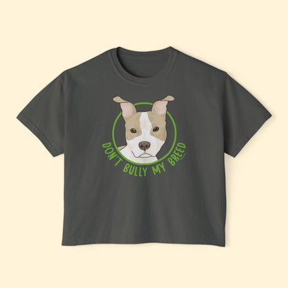 Don't Bully My Breed | Bunny Ears | Comfort Colors Boxy Tee - Detezi Designs - 24366827107487981652