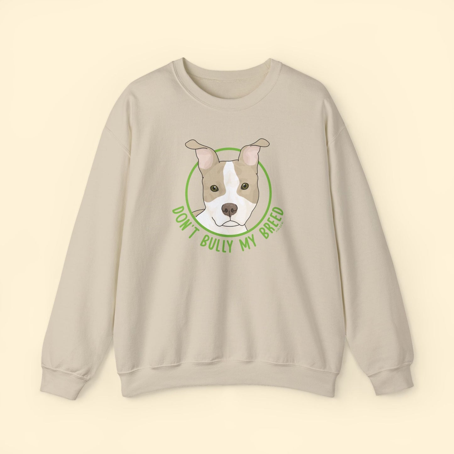Don't Bully My Breed | Bunny Ears | Crewneck Sweatshirt - Detezi Designs - 12202642711894374605
