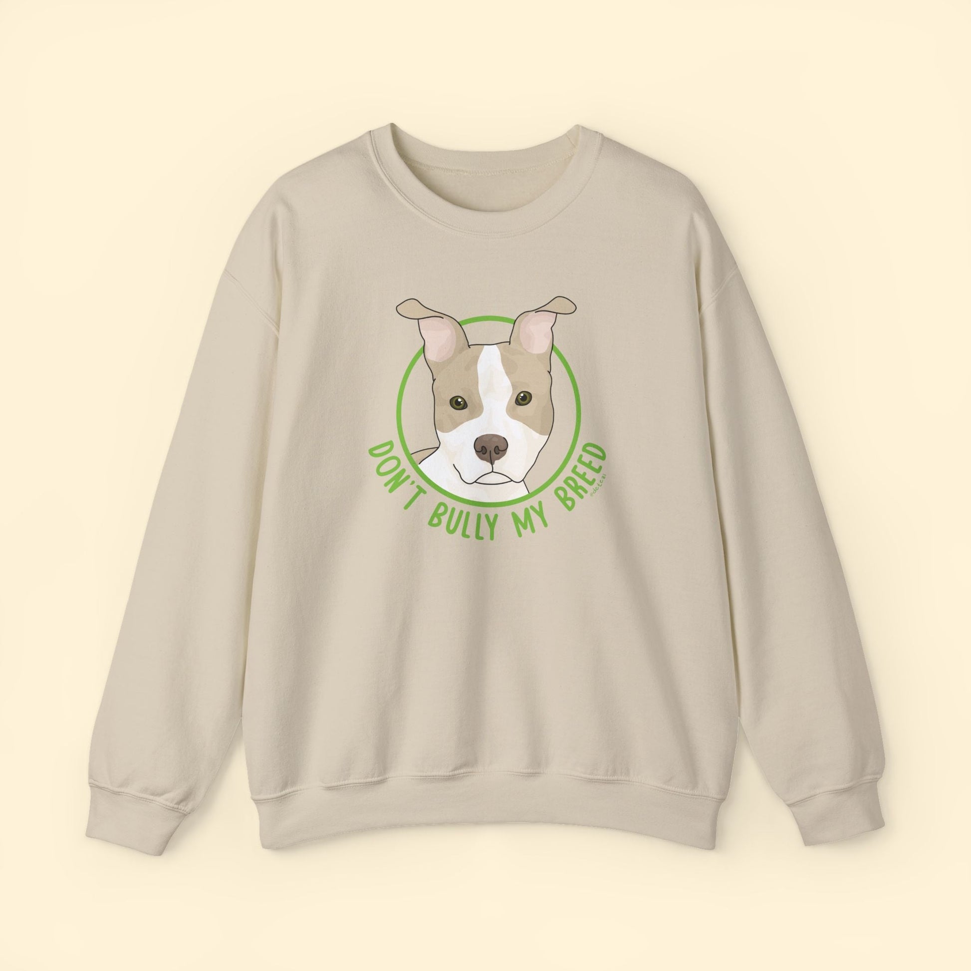 Don't Bully My Breed | Bunny Ears | Crewneck Sweatshirt - Detezi Designs - 12202642711894374605