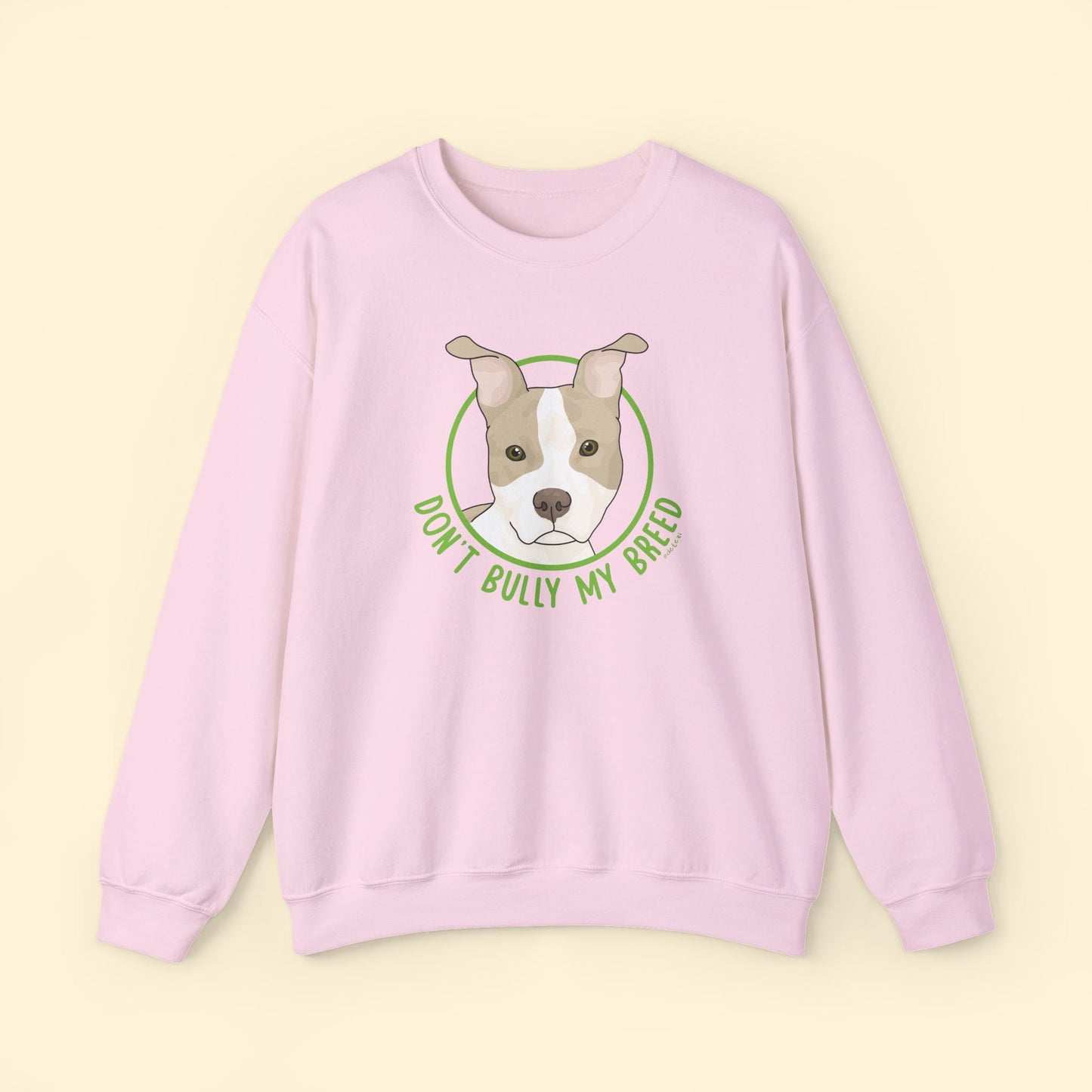 Don't Bully My Breed | Bunny Ears | Crewneck Sweatshirt - Detezi Designs - 24534045214460882654